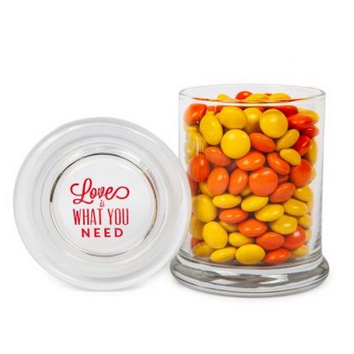 Gourmet Glass Jar Filled w/ Chocolate Buttons