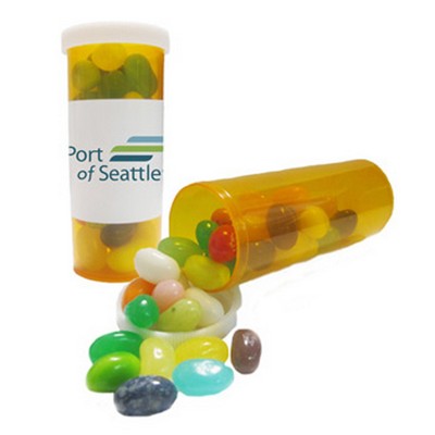 Small Pill Bottle Filled w/Jelly Belly